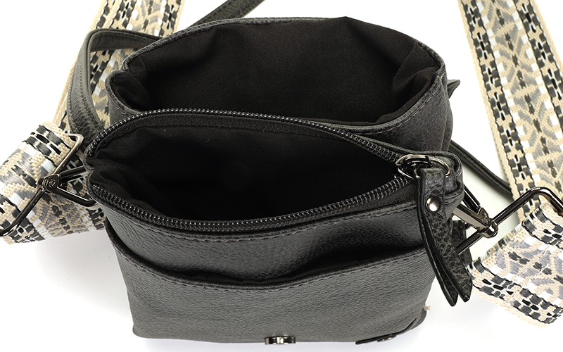 Dark Grey Telefoon- En Schoudertasje Kansas – afbeelding 10