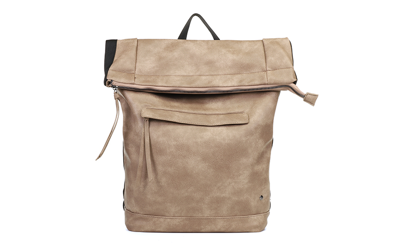 Taupe Rugzak/Schoudertas Haarlem