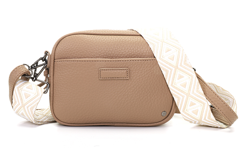 L Taupe Schoudertas Padola 2.0 – afbeelding 1