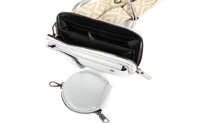 Silver Portemonnee / Telefoontasje Gouda – afbeelding 4