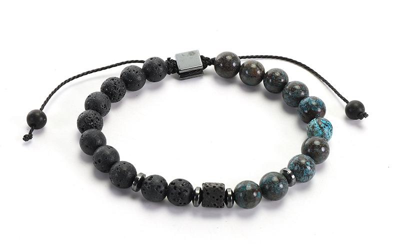 Grijze Herenarmband Tijn – afbeelding 1