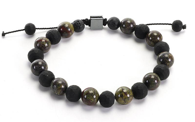 Groene Herenarmband Pim