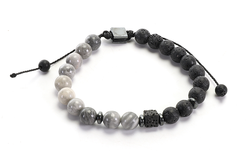 Blauwe Herenarmband Tijn