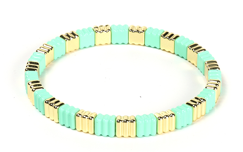 Groen Enamel Damesarmband Bobby