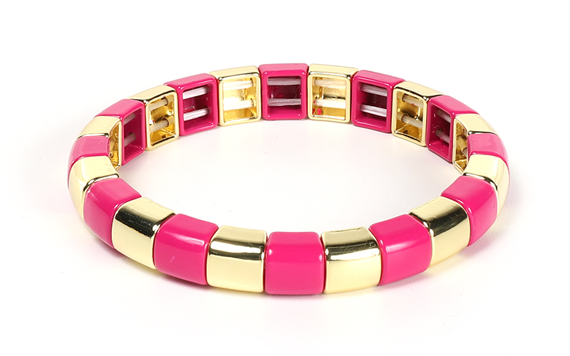 Rose Enamel Damesarmband Elis