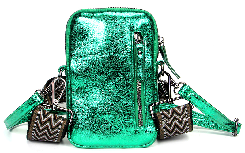 Leaf Green Telefoontasje / Schoudertasje Leuven – afbeelding 4
