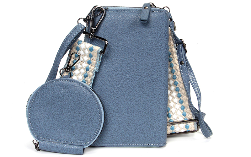 Blauw Portemonnee / Telefoontasje Deventer – afbeelding 3