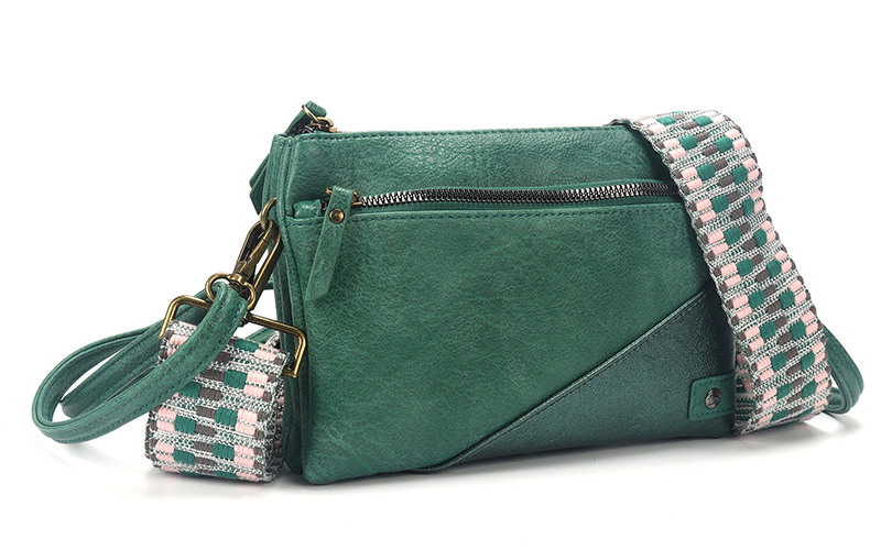 Groen Schoudertasje Crossbody Napoli New in gebruik