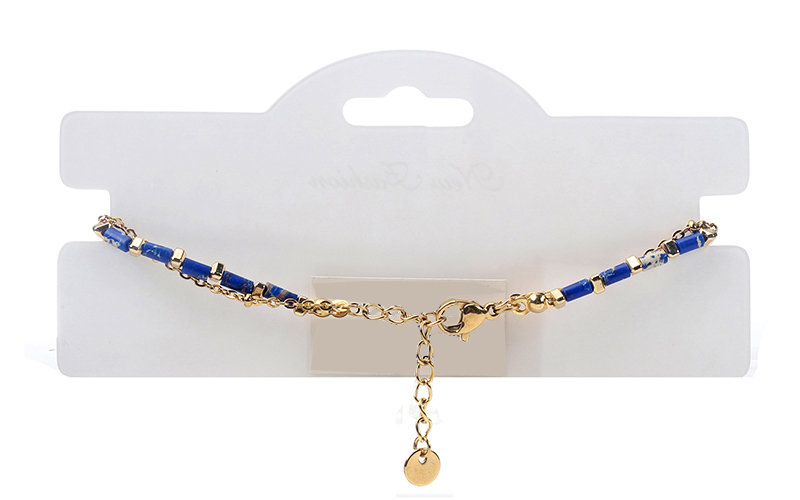 Royal-Blue Armband Claire in gebruik