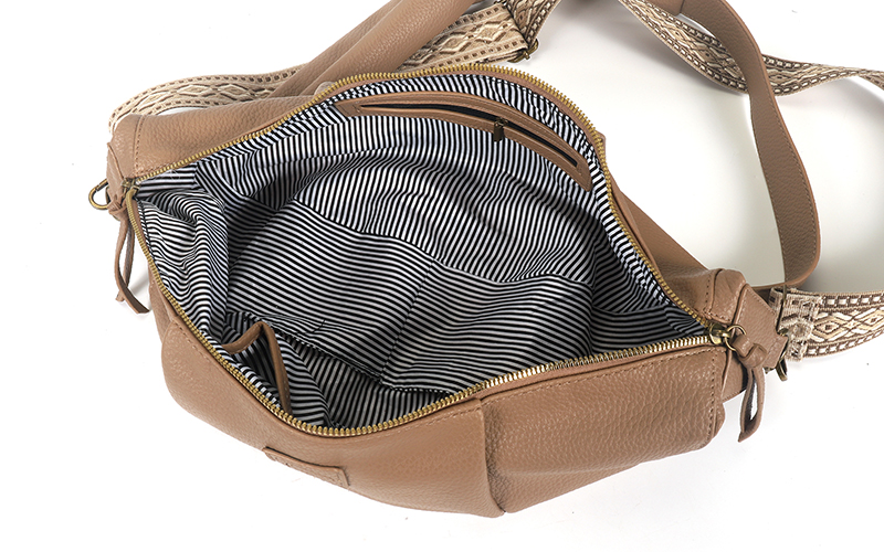 Taupe Lucca Shoulder & Crossbody Bag – afbeelding 4