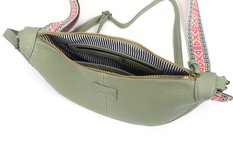 Groene Crossbodytas Tavira – afbeelding 3