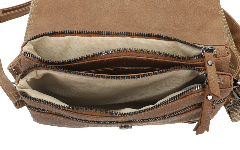 Camel Crossbody / Schoudertasje Rochdale – afbeelding 4