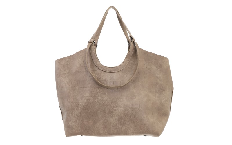 Taupe Schoudertas Cologne – afbeelding 3