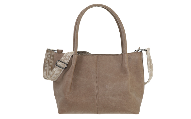 Taupe Schoudertas Melbourne – afbeelding 3
