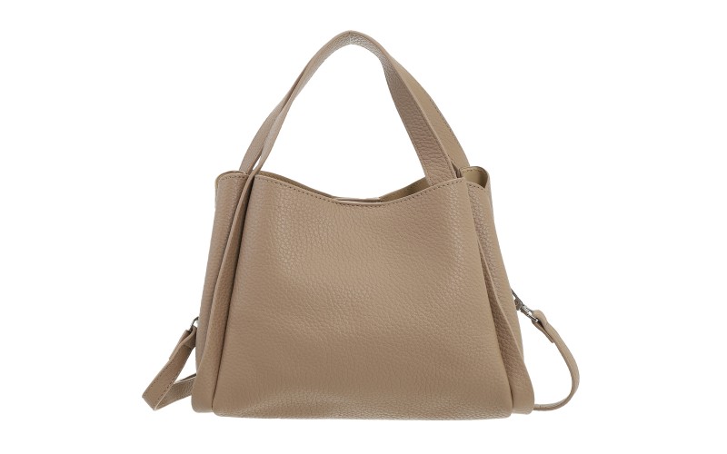 Taupe Handtas Burlington – afbeelding 3