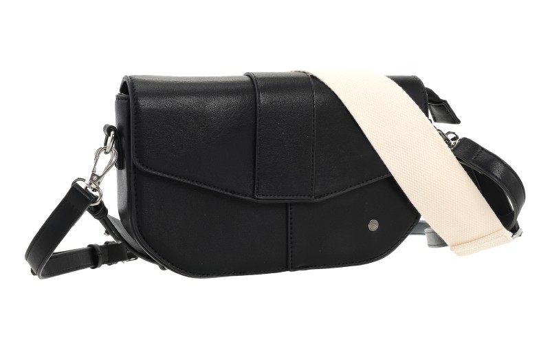 Black Crossbodytas Santiago in gebruik
