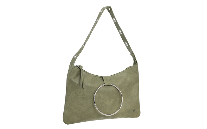 Sac Bandoulière Rochester Vert en situation