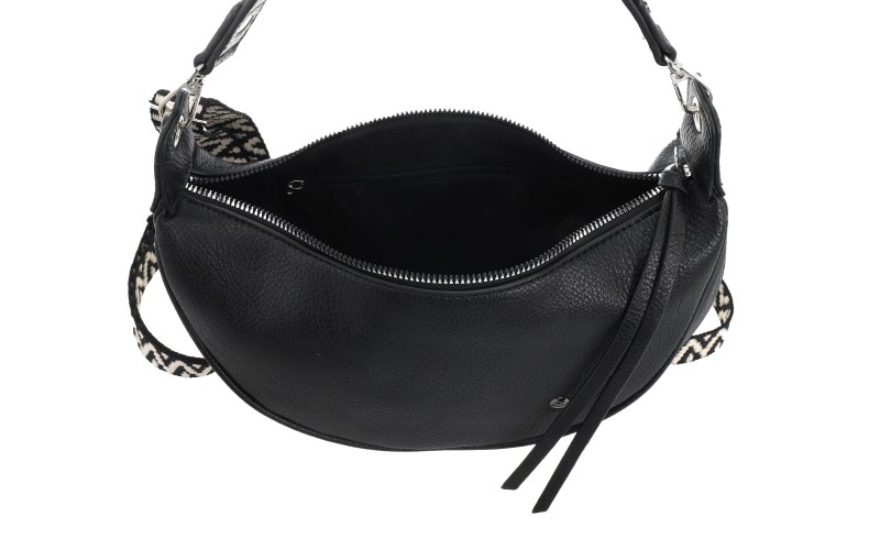 Black Crossbody Tas Quebec – afbeelding 4