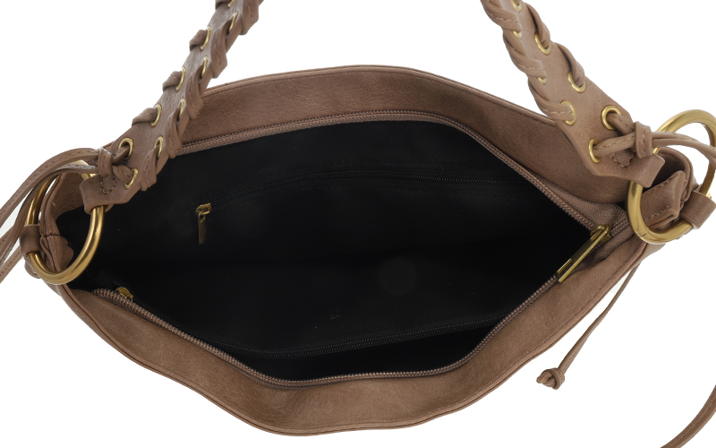 Khaki Schoudertas Burnie – afbeelding 4