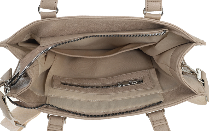 Khaki Handtas Messina – afbeelding 4