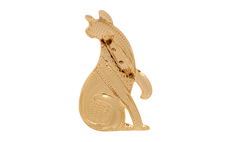 Leopard Broche in gebruik