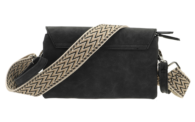 Black Crossbody / Schoudertasje Montoro – afbeelding 3