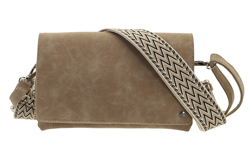 Taupe Crossbody / Schoudertasje Montoro