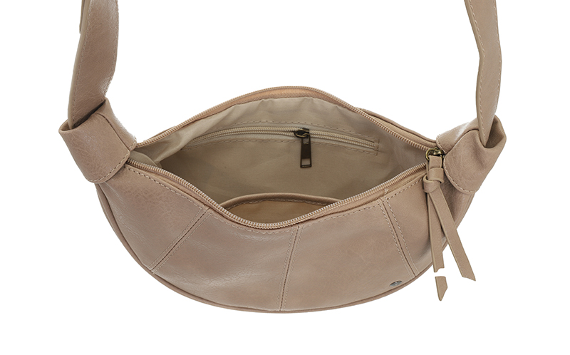 Taupe Crossbody Tas Kyoto – afbeelding 4