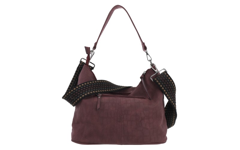 Burgundy Shoulder Bag Palma – afbeelding 3
