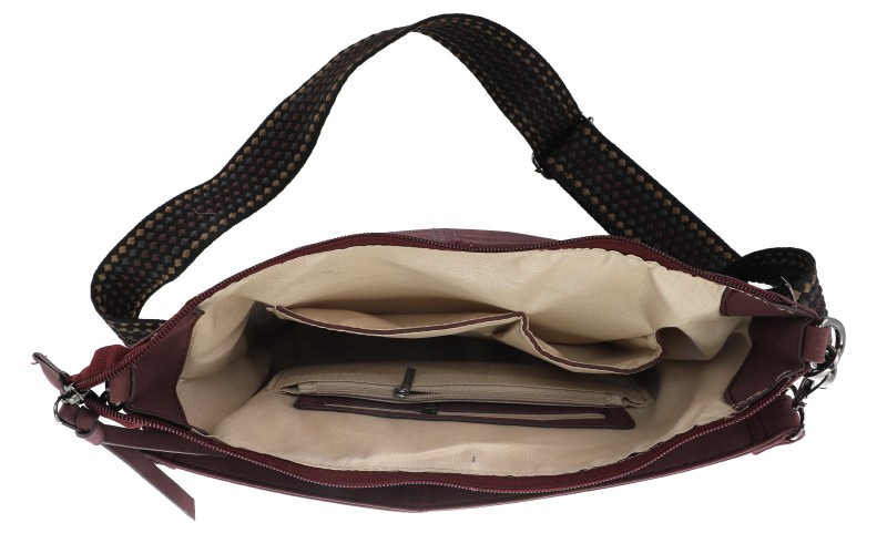 Burgundy Shoulder Bag Palma – afbeelding 4
