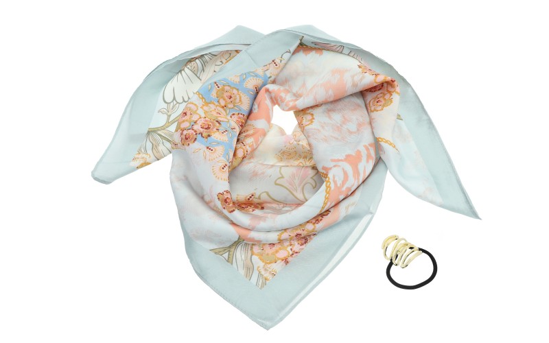 Light Blue St. Ives Sjaal – afbeelding 3