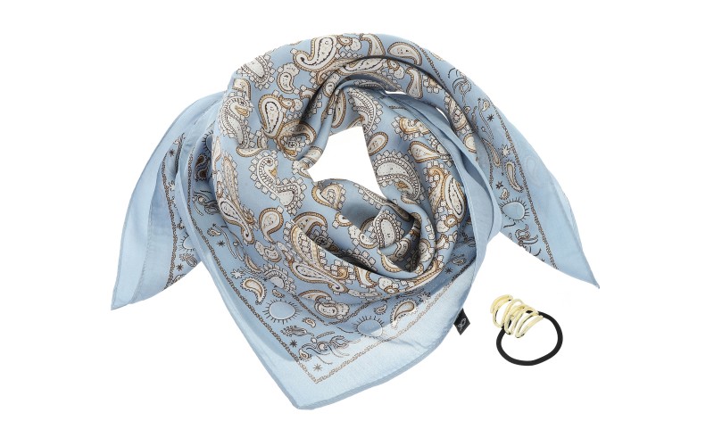 Soft Blue St. Ives Sjaal – afbeelding 3