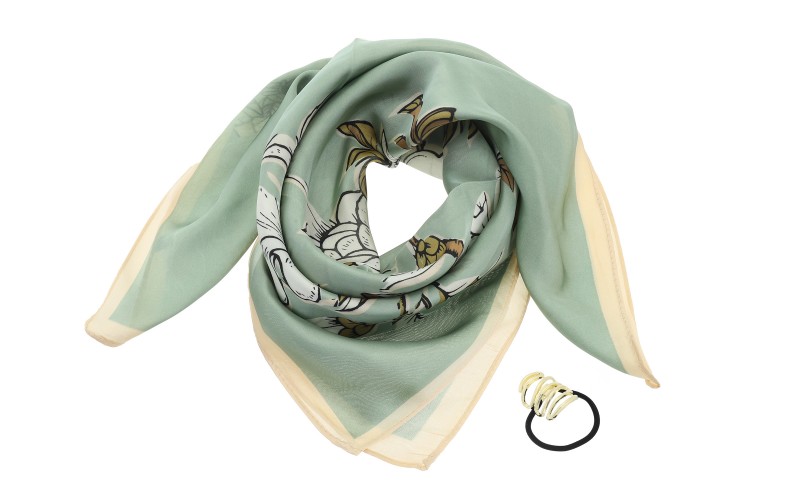 Soft Green St. Ives Sjaal – afbeelding 3