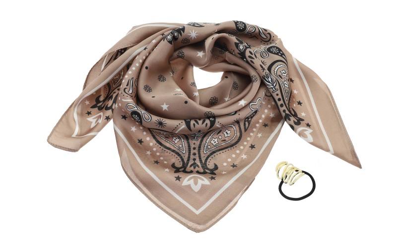 Taupe St. Ives Sjaal – afbeelding 3