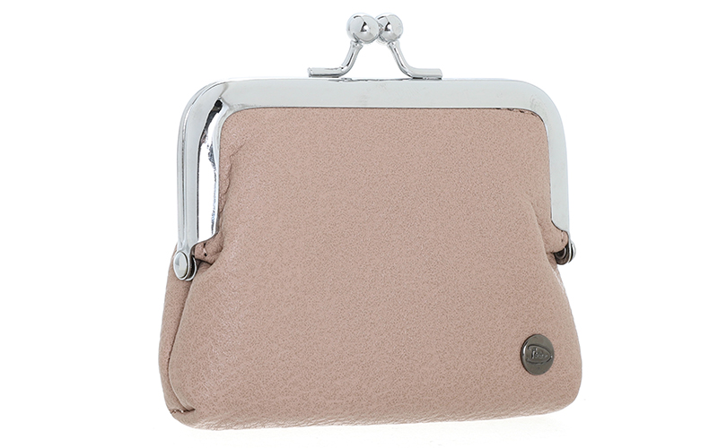 Vintage Pink Portemonneetje Bega in gebruik