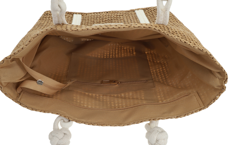 Khaki Strandtas Otranto – afbeelding 4
