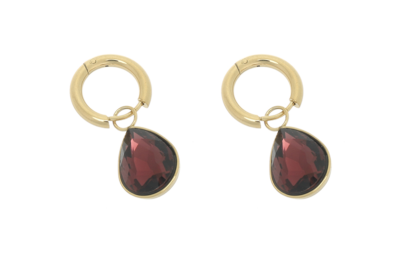 Boucles Burgundy Ruth en situation