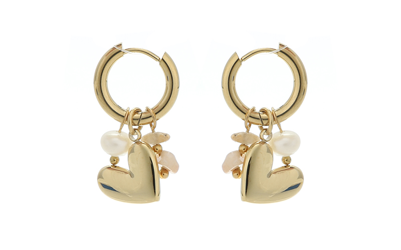 Boucles d'Oreilles Reina Dorées
