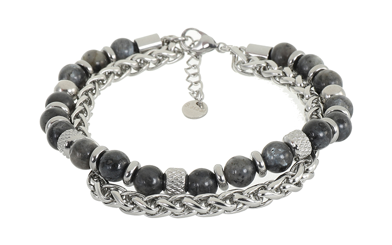 Grey Herenarmband Hidde