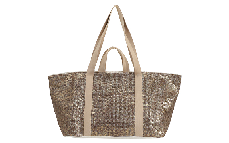Metallic Beach Shopper San Pedro