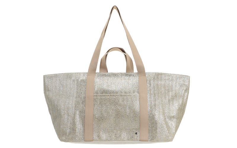White Champagne Beach Shopper San Pedro