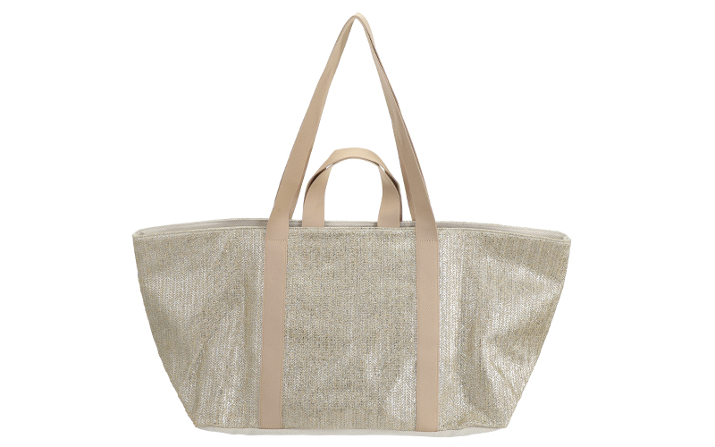 White Champagne Beach Shopper San Pedro – afbeelding 3