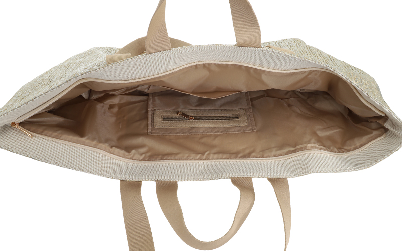 White Champagne Beach Shopper San Pedro – afbeelding 4