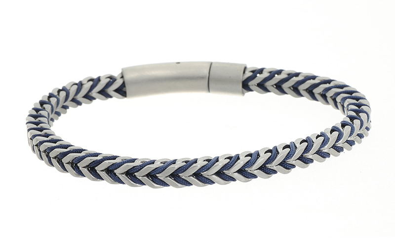 Dark Blue Herenarmband Arvid