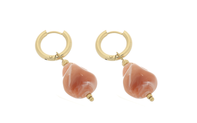 Boucles d'Oreilles Vintage Tori en situation