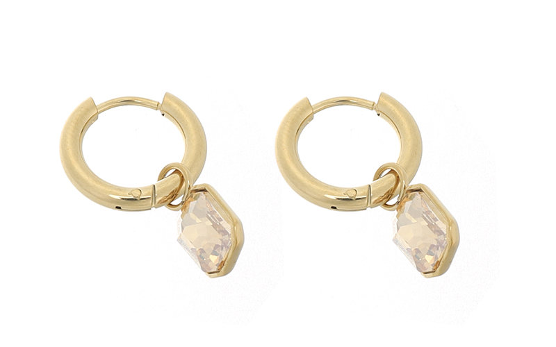 Boucles Champagne Selina en situation