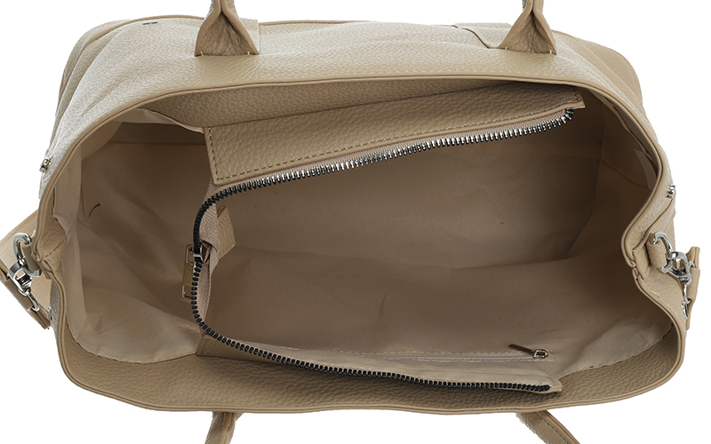 Khaki Schoudertas Loreto – afbeelding 4