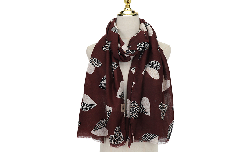 Burgundy Pienza Sjaal