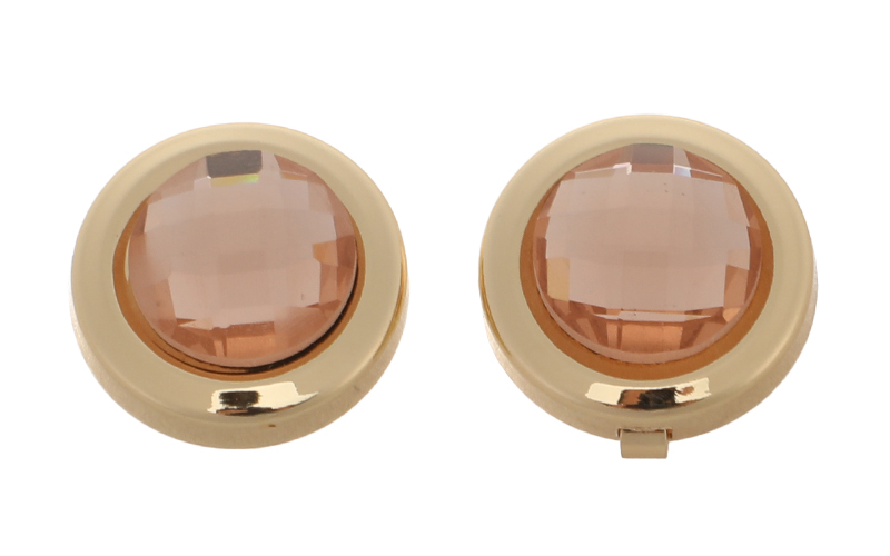 Rose Gold Knopen Clips Nicolet