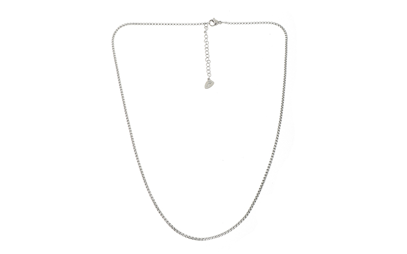 Collier Homme Argenté Vesper